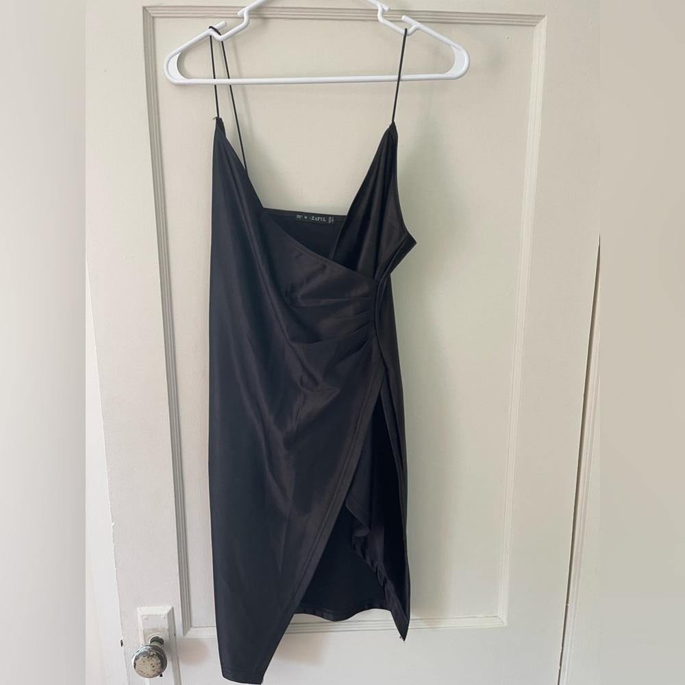 Black Slit Dress